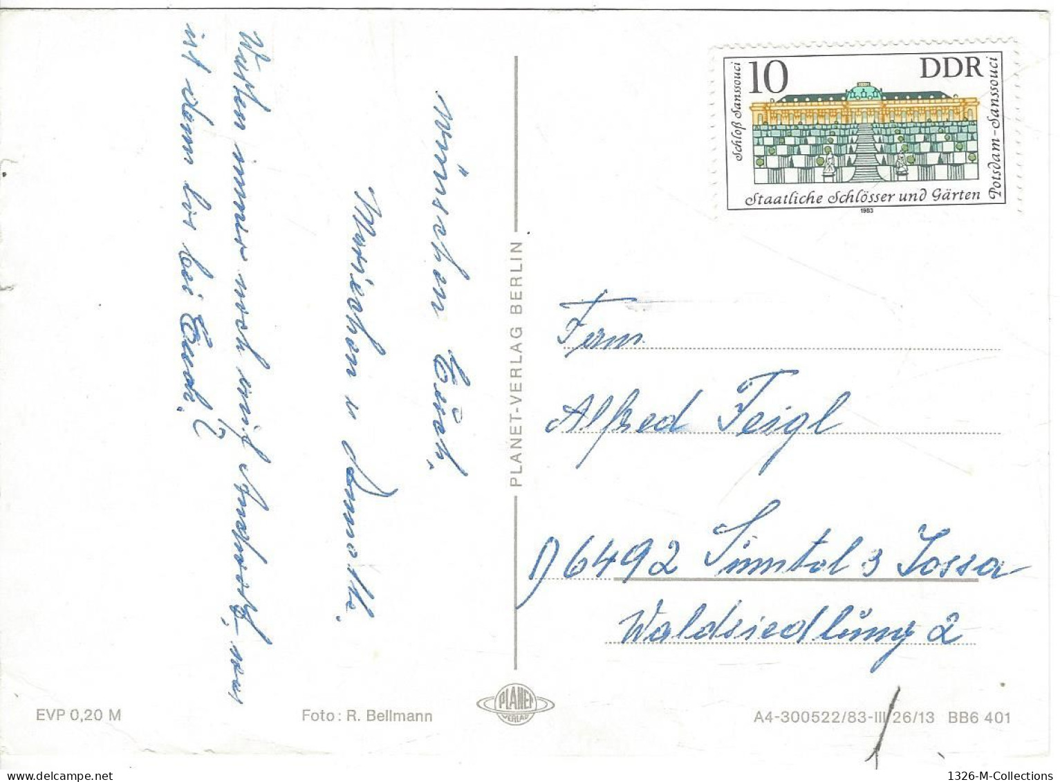 Carte Postale ALLEMAGNE DDR N° 2468 Y & T - Postkarten - Ungebraucht