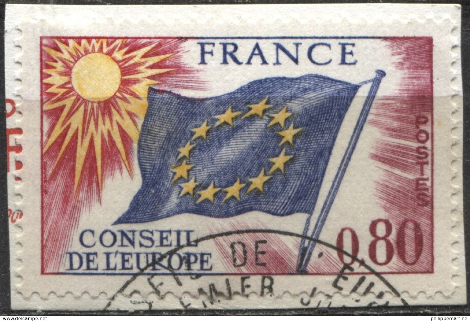 France 1975 - Service YT 47 (o) Sur Fragment - Gebraucht