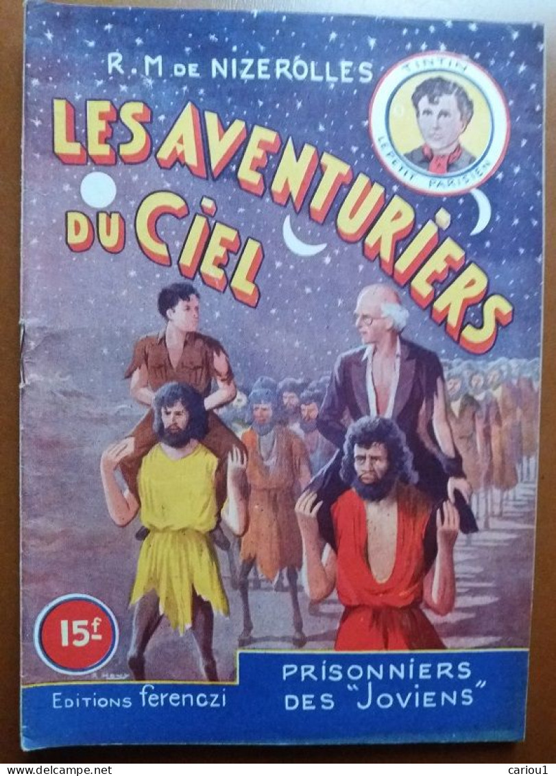 C1 Nizerolles LES AVENTURIERS DU CIEL # 19 Prisonniers Des Joviens 1950 SF PORT INCLUS France - Libri Ante 1950