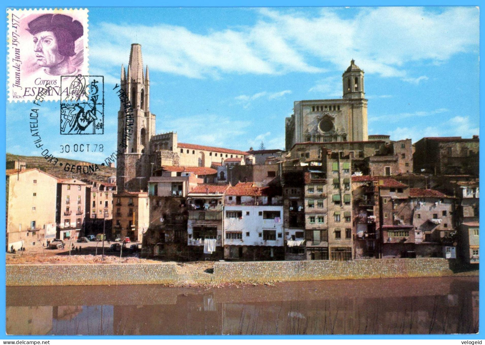 España. Spain. 1978. Matasello Especial. Special Postmark. Expo Filatelia Fiestas De Gerona - Machines à Affranchir (EMA)