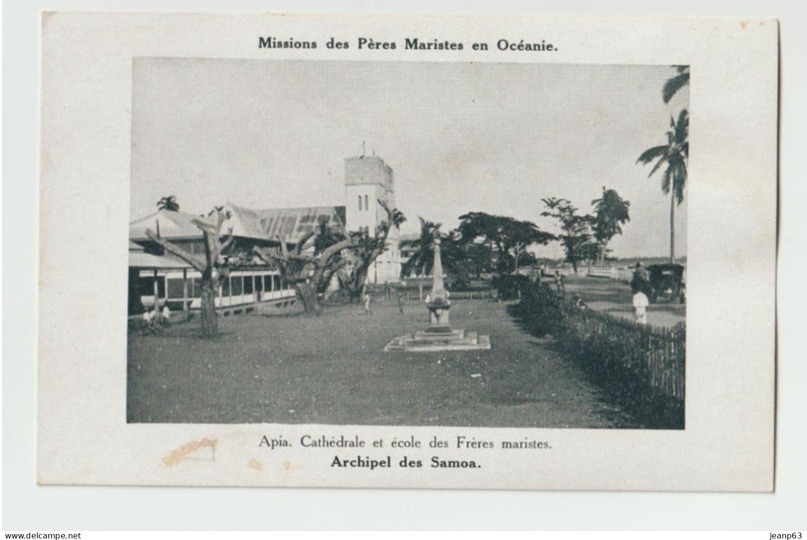 ARCHIPEL DES SAMOA. APIA. Cathédrale Et école Des Frères Maristes. - Samoa