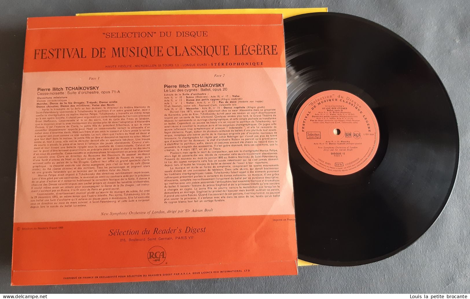 Coffret complet de 12 disques vinyles, FESTIVAL DE MUSIQUE CLASSIQUE ET LEGERE, 33tours, Stéréo,