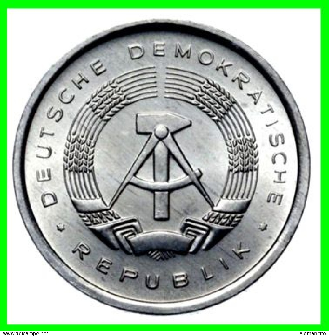 REPUBLICA DEMOCRATICA DE ALEMANIA ( DDR ) 4 MONEDAS DE 5 PFENNING AÑO 1968 - 1979 - 1981 -  1983 - CECA - A - 5 Pfennig