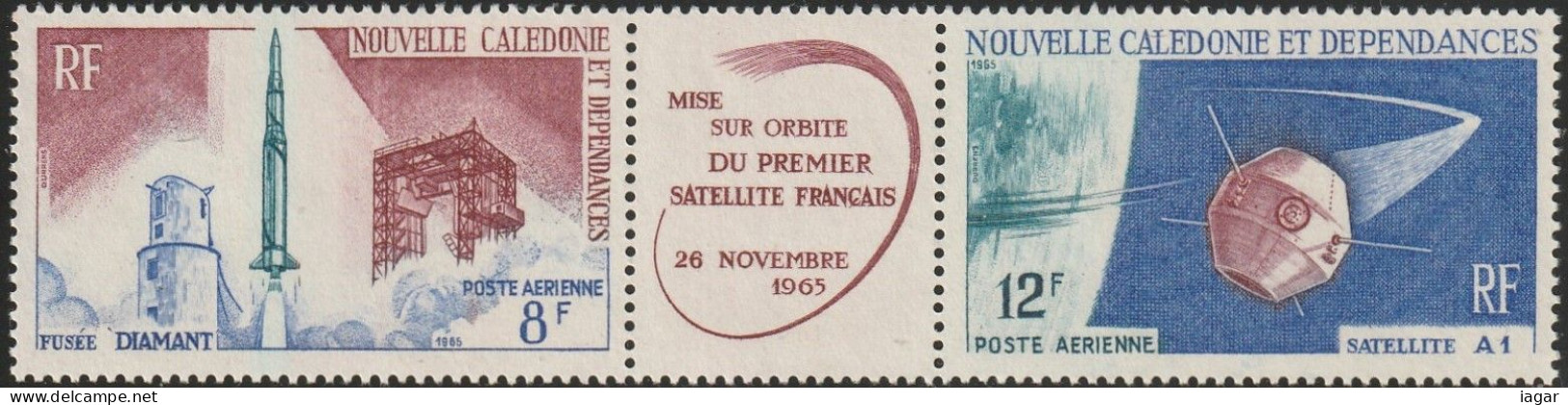 THEMATIC  SPACE:  LAUNCH OF THE FIRST FRENCH SATELLITE IN HAMMAGUIR   - NEW CALEDONIA - Oceanía