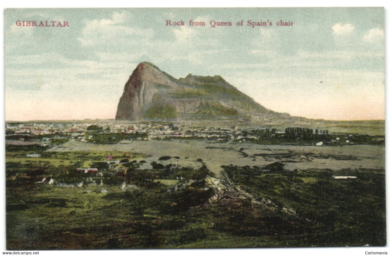 Gibraltar - Rock From Queen Of Spain's Chair - Gibraltar