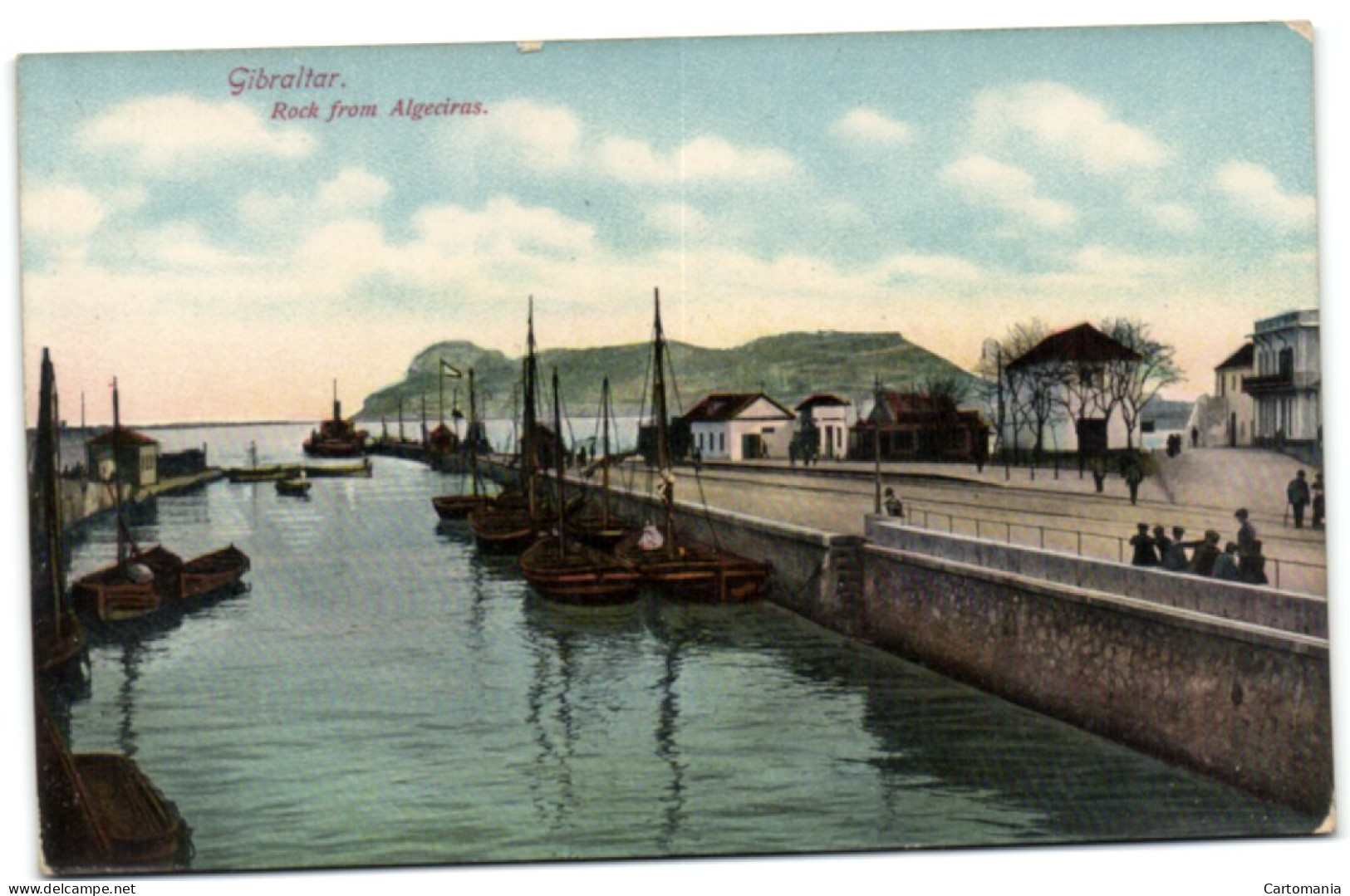 Gibraltar - Rock From Algeciras - Gibraltar