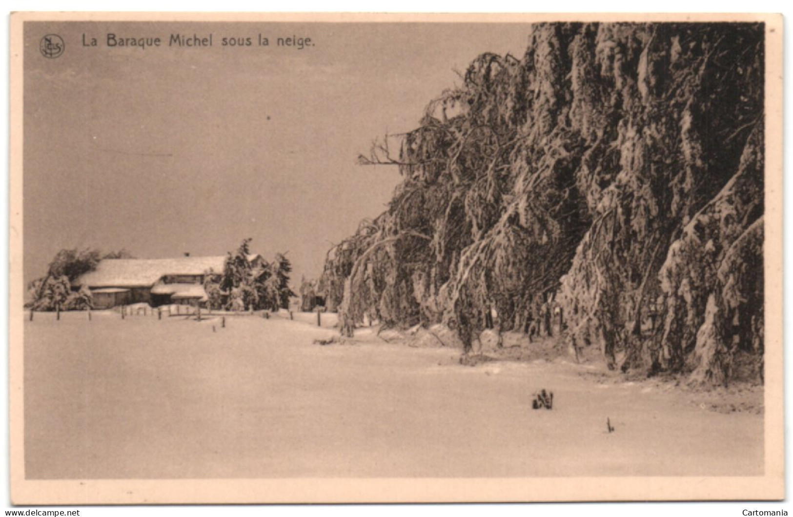 La Baraque Michel Sous La Neige - Jalhay