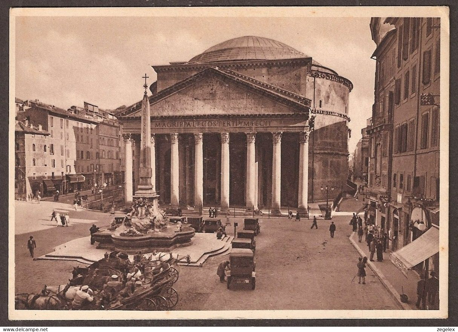 Roma - Pantheon - Carriages, Automobiles Old Timers - Pantheon