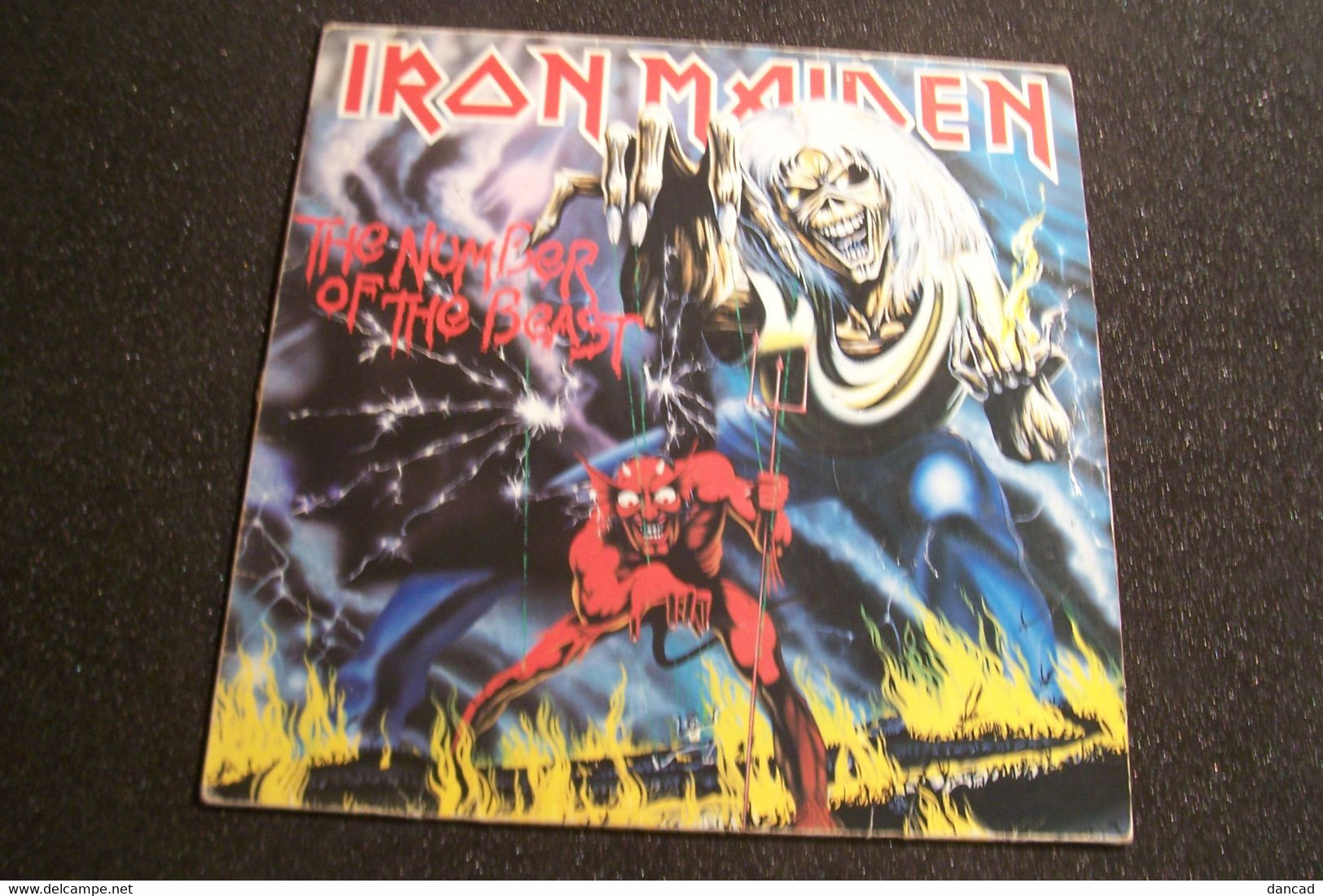 IRON  MAIDEN  - The Number Of The Beast  - DISQUE  33 Tours  - ( Année 1982 ) - - Hard Rock & Metal