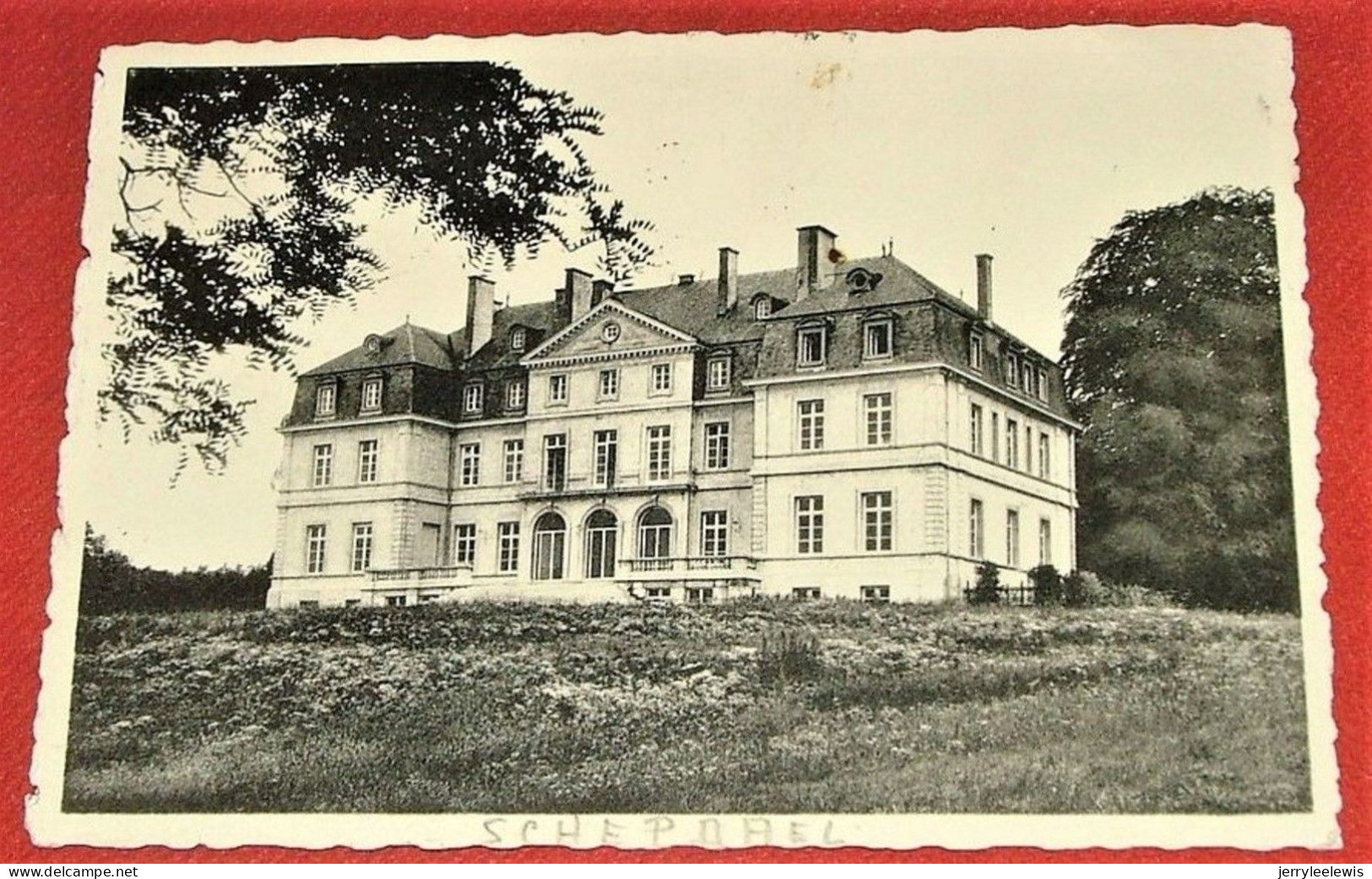 SCHEPDAEL -  " Levenlust "  -  De Zuidgevel Van Het Kasteel  -  La Façade Sud Du Chateau - Dilbeek