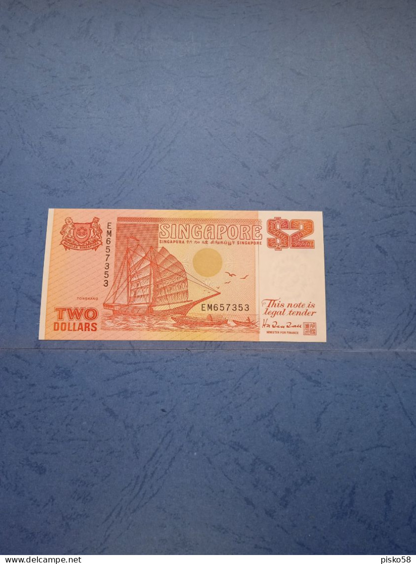 SINGAPORE-P27 2D 1990 UNC - Singapour