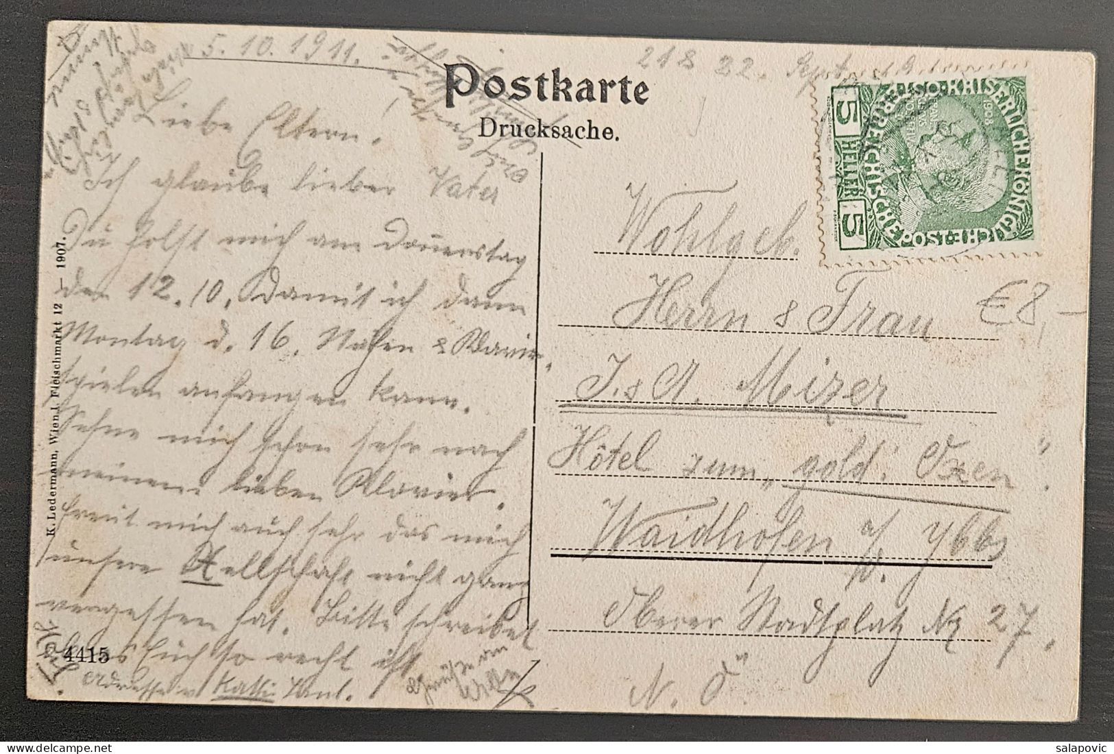 Austria, Wildalpen Steiermark 1911  R2/243 - Wildalpen