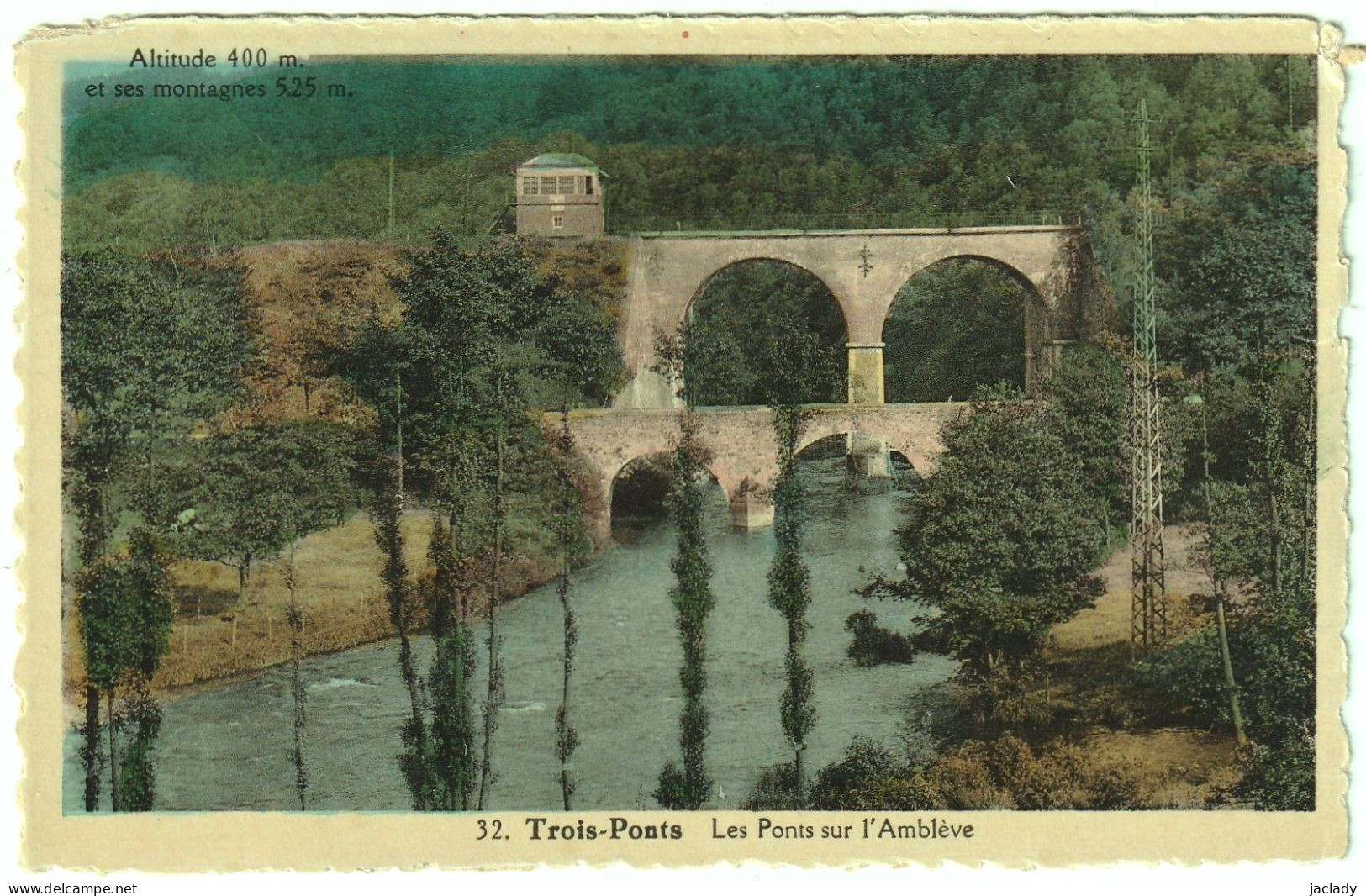 Trois - Ponts -- Les Ponts Sur L' Amblève.   (2 Scans) - Trois-Ponts