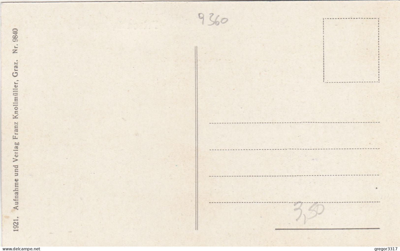 D6598)  FRIESACH In Kärnten - Ansicht über Die Stadt - Häuser Details U Starße ALT 1921 Knollmüller Nr. 9840 - Friesach