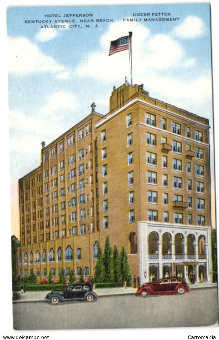 Hotel Jefferson - Atlantic City - N.J. - Atlantic City