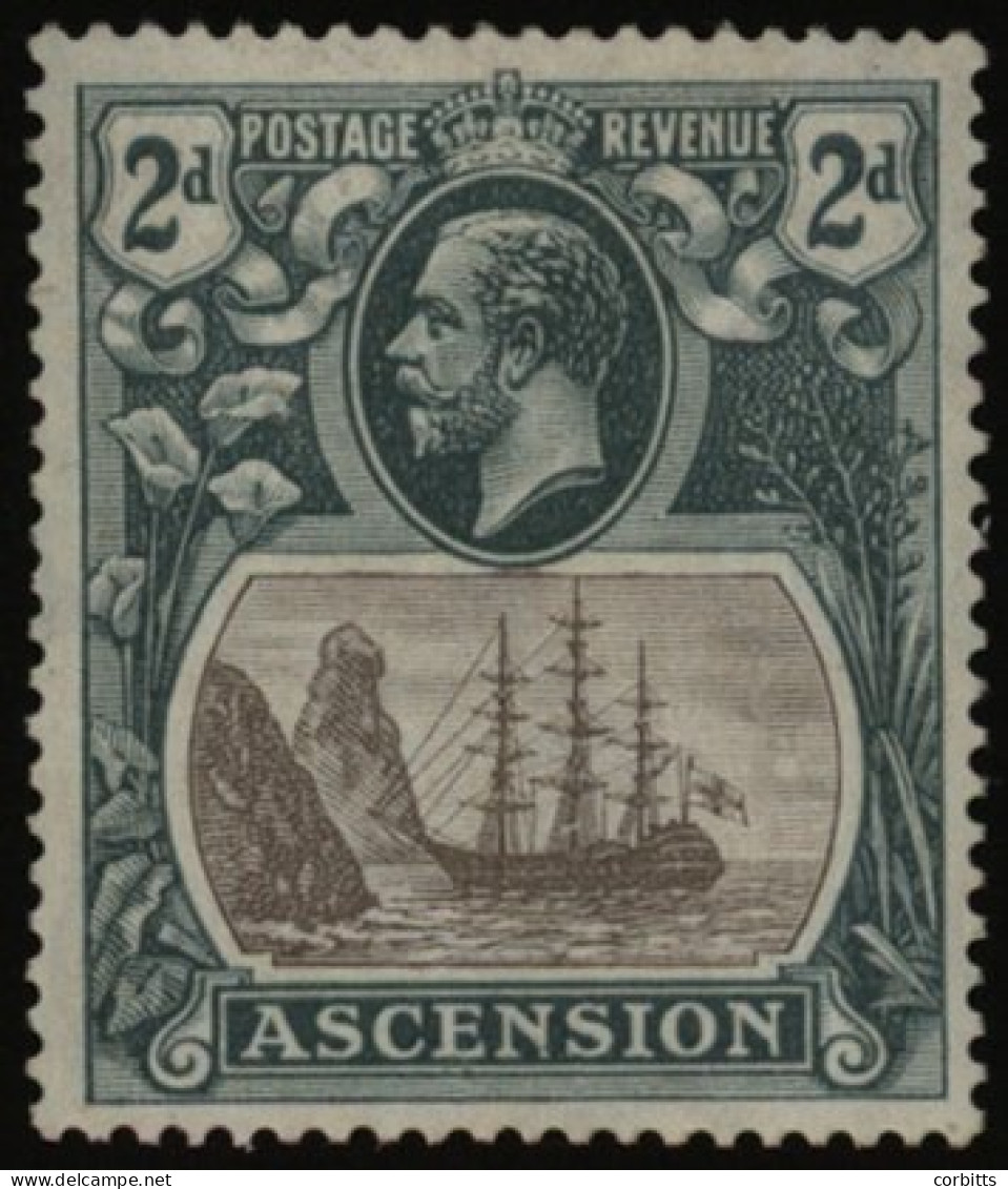 1924-33 MSCA 2d Grey-black & Grey, M (minor Imperfections), Showing The 'broken Mainmast' Variety, SG.13a. (1) Cat. £275 - Autres & Non Classés