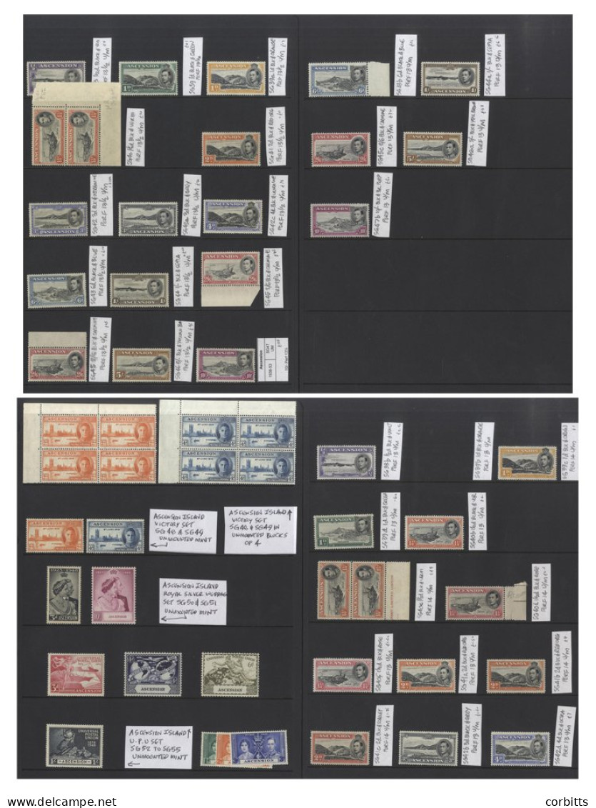 1937-49 KGVI Collection (majority UM) On Hagner Leaves Incl. Good Range Of The Defin Variations, Also Commems Incl. 1948 - Andere & Zonder Classificatie