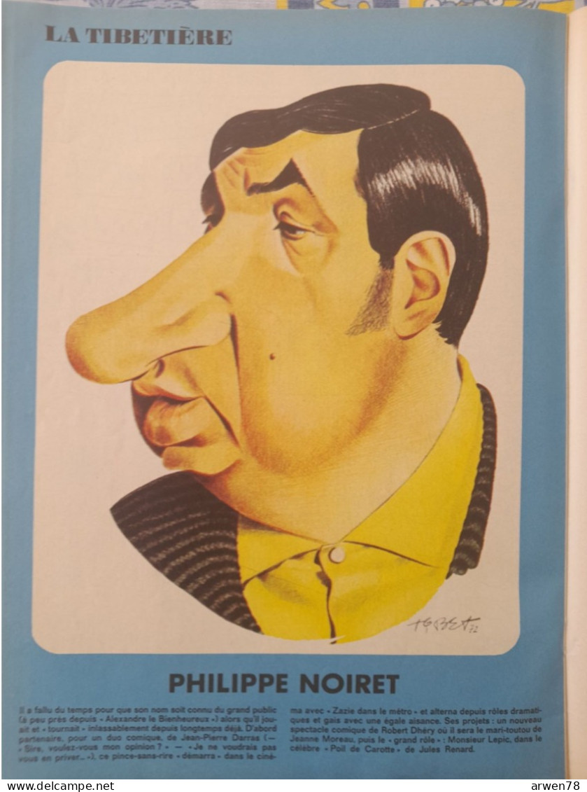 Chez Nous Junior Septembre 1972 Modeste Et Pompon Chick Bill Caricature Philippe Noiret Poster Korrigan Etc ... - CANAL BD Magazine