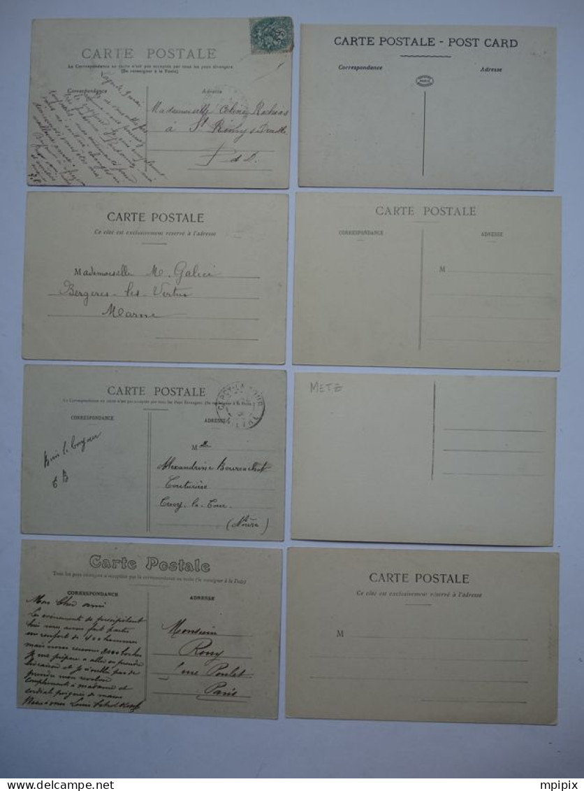 Lot De 24 Cartes Postales CP Militaires Casernes Manoeuvres Camps Guerre 14-18 Taxe Pub Oblitérations - Collezioni E Lotti