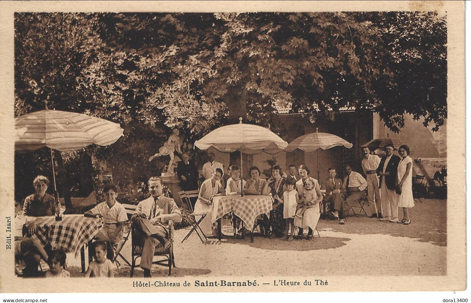 CPA13- MARSEILLE- Hôtei-Chateau De SAINT-BARNABE- L'Heure Du Thé - Saint Barnabé, Saint Julien, Montolivet