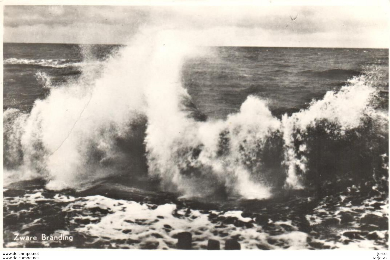 POSTAL    VLIELAND -PAISOS BAJOS  -TEMPESTAD - Vlieland