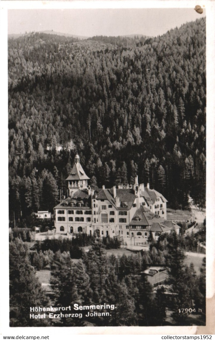 SEMMERING, MOUNTAIN, HEALTH RESORT, HOTEL ERZHERZOG JOHANN, ARCHITECTURE, AUSTRIA - Semmering