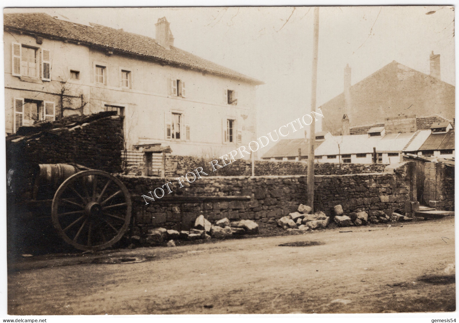 Photo Vigneulles-les-Hattonchâtel 55 Canon Ersatz Baraquements Hôpital Militaire Guerre 14-18 WK1 WW1 - Vigneulles Les Hattonchatel