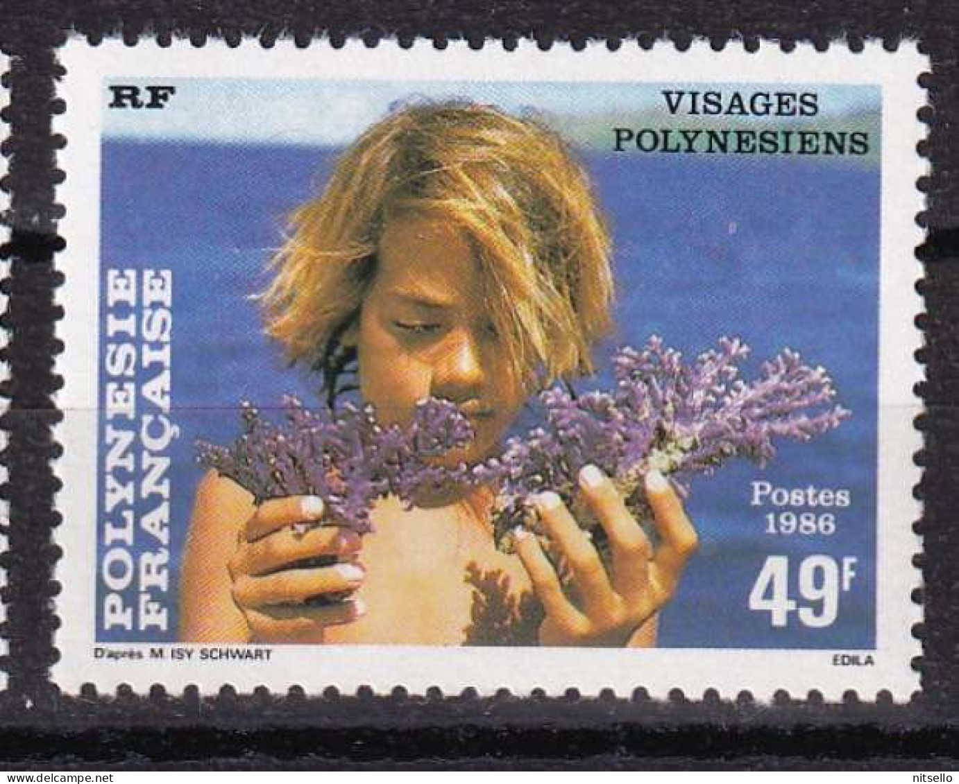 LOTE 2202 ///  (C020)  POLINESIA FRANCESA  - YVERT Nº: 250 **MNH  ¡¡¡ OFERTA - LIQUIDATION - JE LIQUIDE !!! - Oblitérés