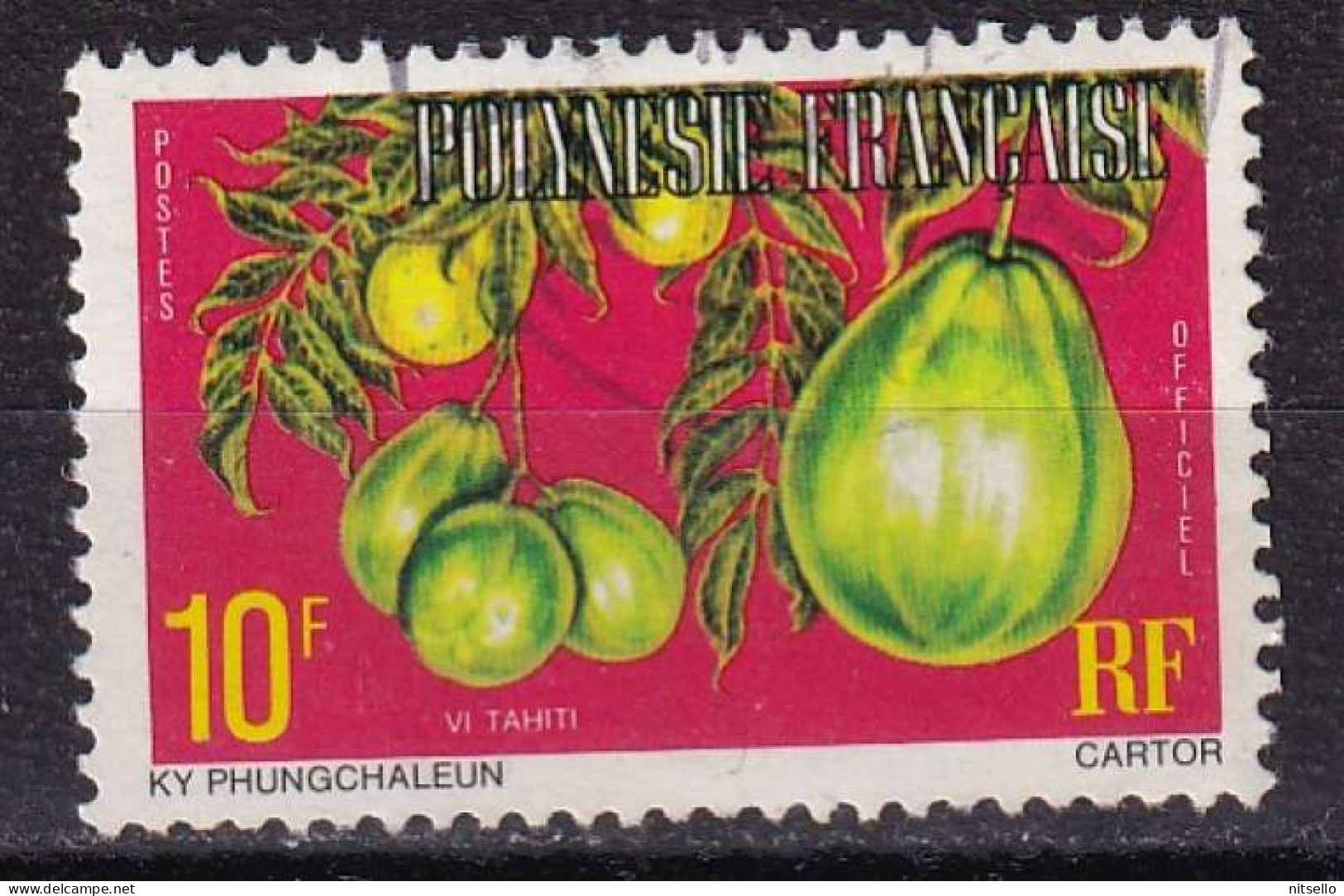 LOTE 2202 ///  (C020)  POLINESIA FRANCESA  - YVERT Nº: 7  ¡¡¡ OFERTA - LIQUIDATION - JE LIQUIDE !!! - Used Stamps