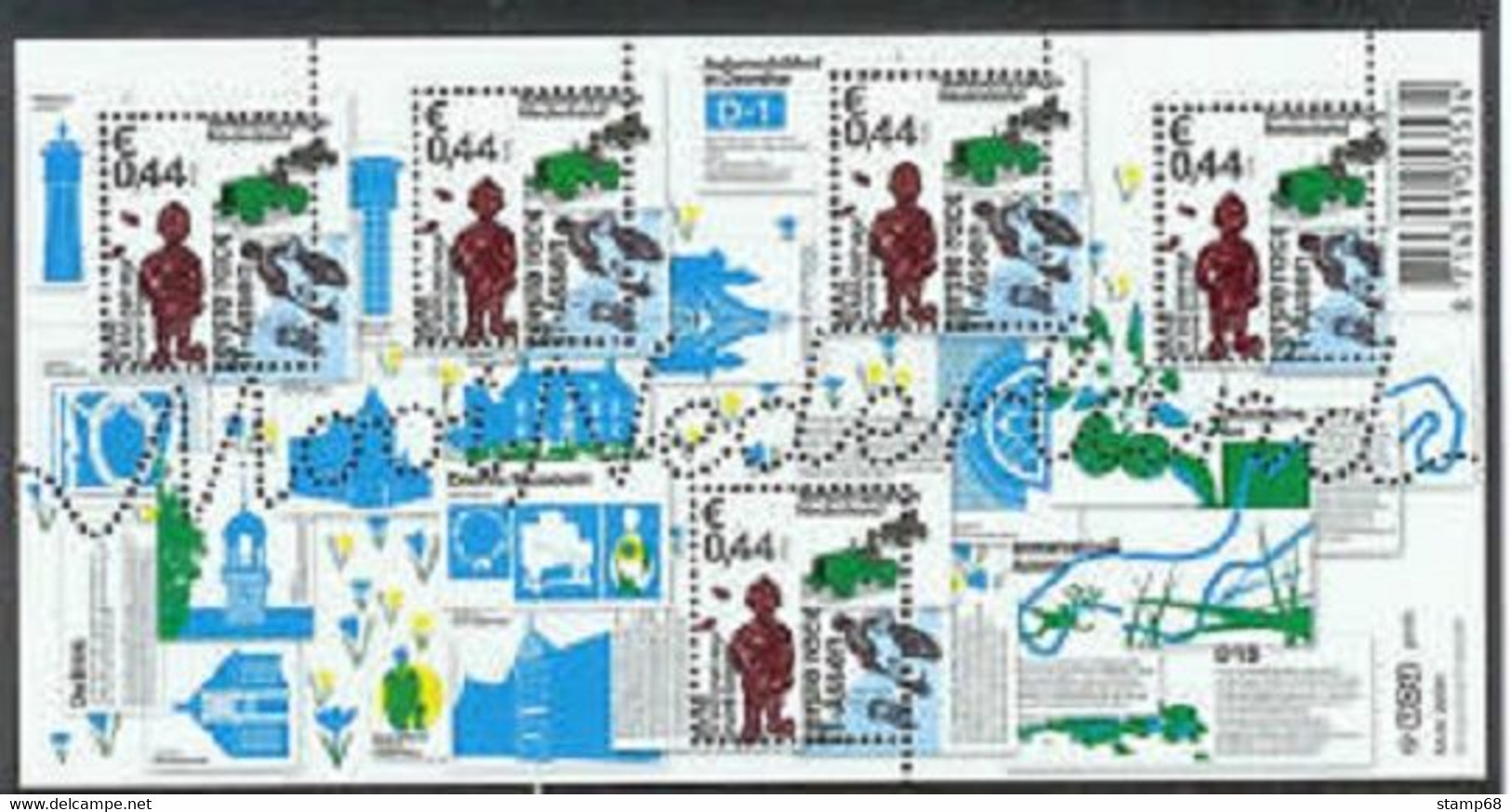 Nederland NVPH 2637 Vel Mooi Nederland Assen 2009 MNH Postfris - Other & Unclassified