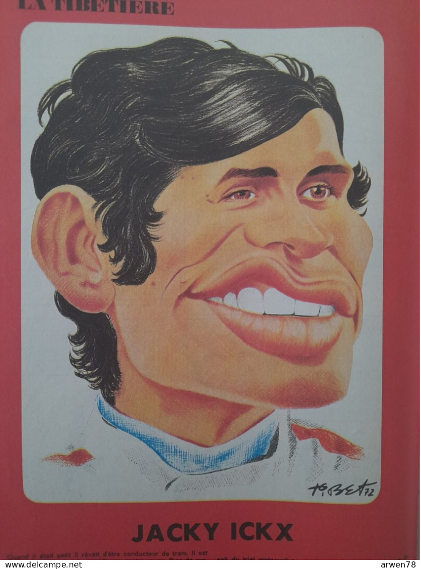 Chez Nous Junior Septembre 1972 Go West Chick Bill Caricature Jacky Ickx  Poster Ric Hochet Etc ... - CANAL BD Magazine