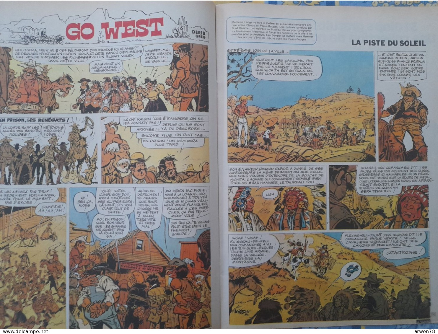 Chez Nous Junior Septembre 1972 Michel Vaillant Cubitus Modeste Pompon Go West Chick Bill Caricature Dean Martin Etc ... - CANAL BD Magazine