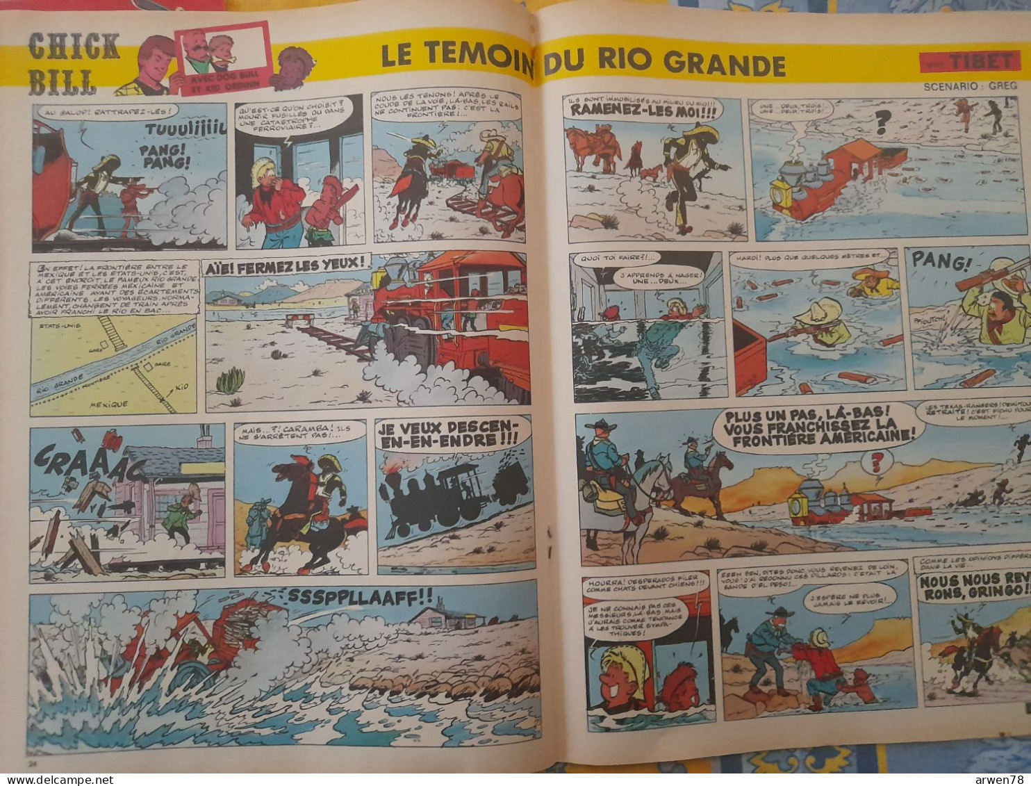 Chez Nous Junior Octobre1972 Michel Vaillant Go West Cubitus Caricature Piccoli Pub Peugeot 104 Etc ... - CANAL BD Magazine