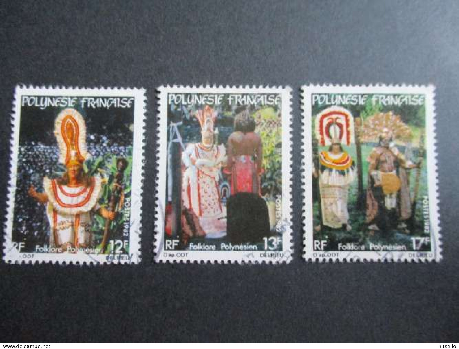 LOTE 2202A ///  (C030)  POLINESIA FRANCESA  - YVERT Nº:  181/183 OBL 1982 ¡¡¡ OFERTA - LIQUIDATION - JE LIQUIDE !!! - Used Stamps
