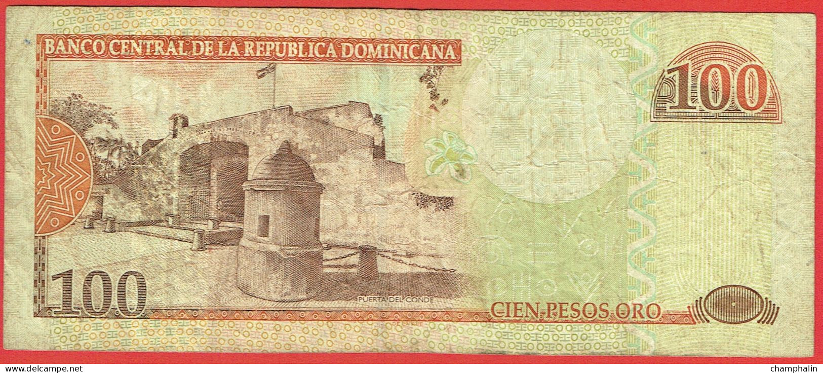 République Dominicaine - Billet De 100 Pesos - J.P. Duarte, F. Del Rosario Sanchez & M.R. Mella - 2002 - P171a - Dominikanische Rep.