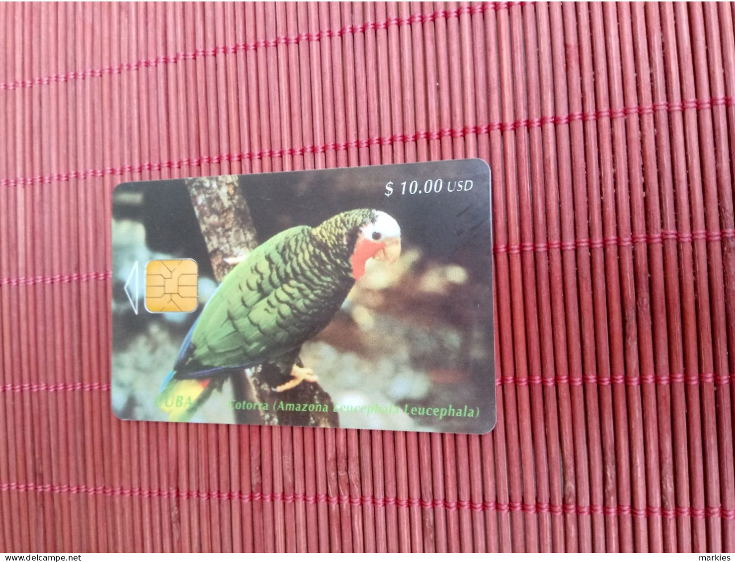 Bird Phonecard Cuba Used Rare! - Kuba