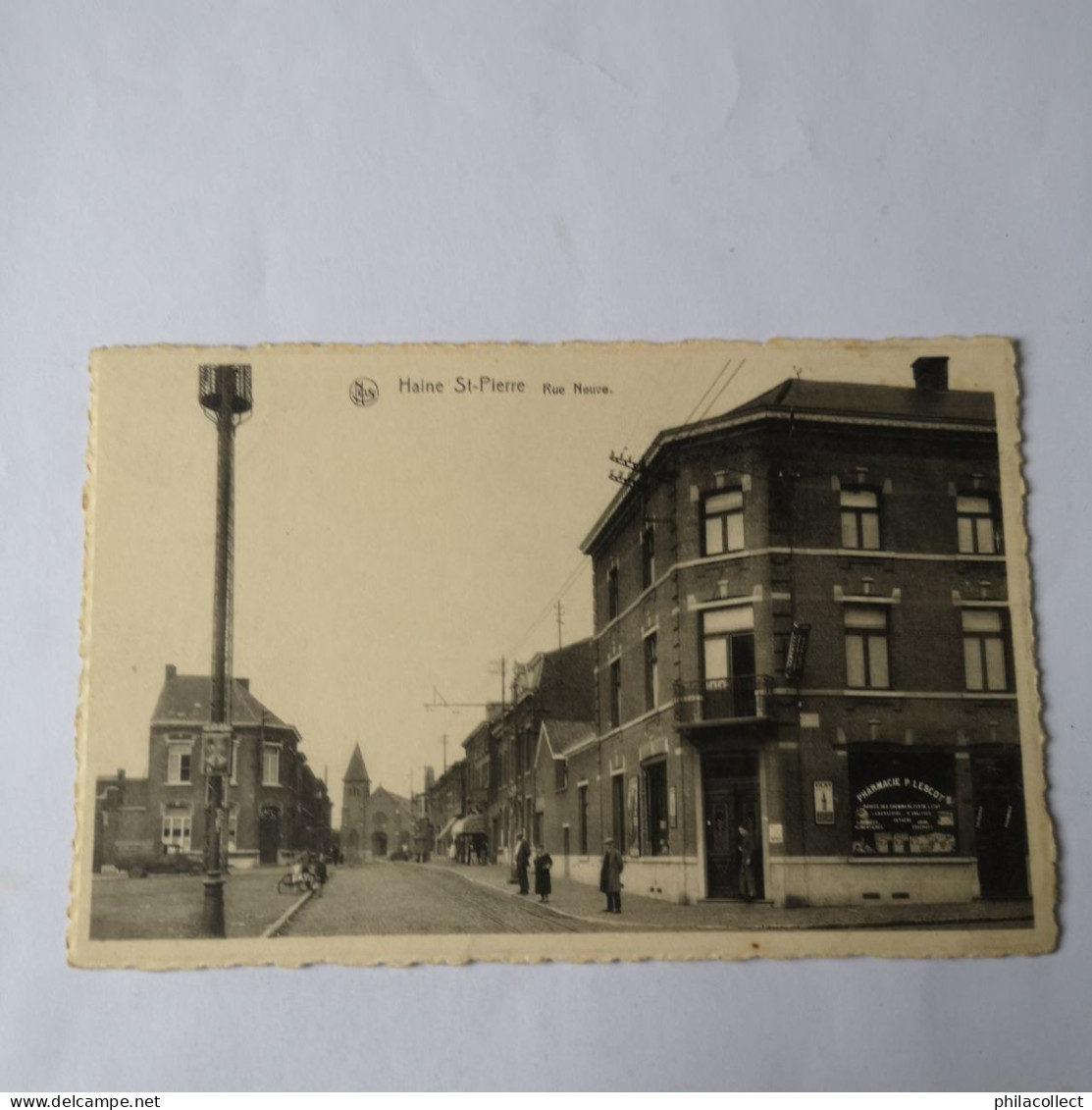 Haine St. Pierre (Gem. La Louviere) Rue Neuve (Pharmacie) 19?? - Autres & Non Classés