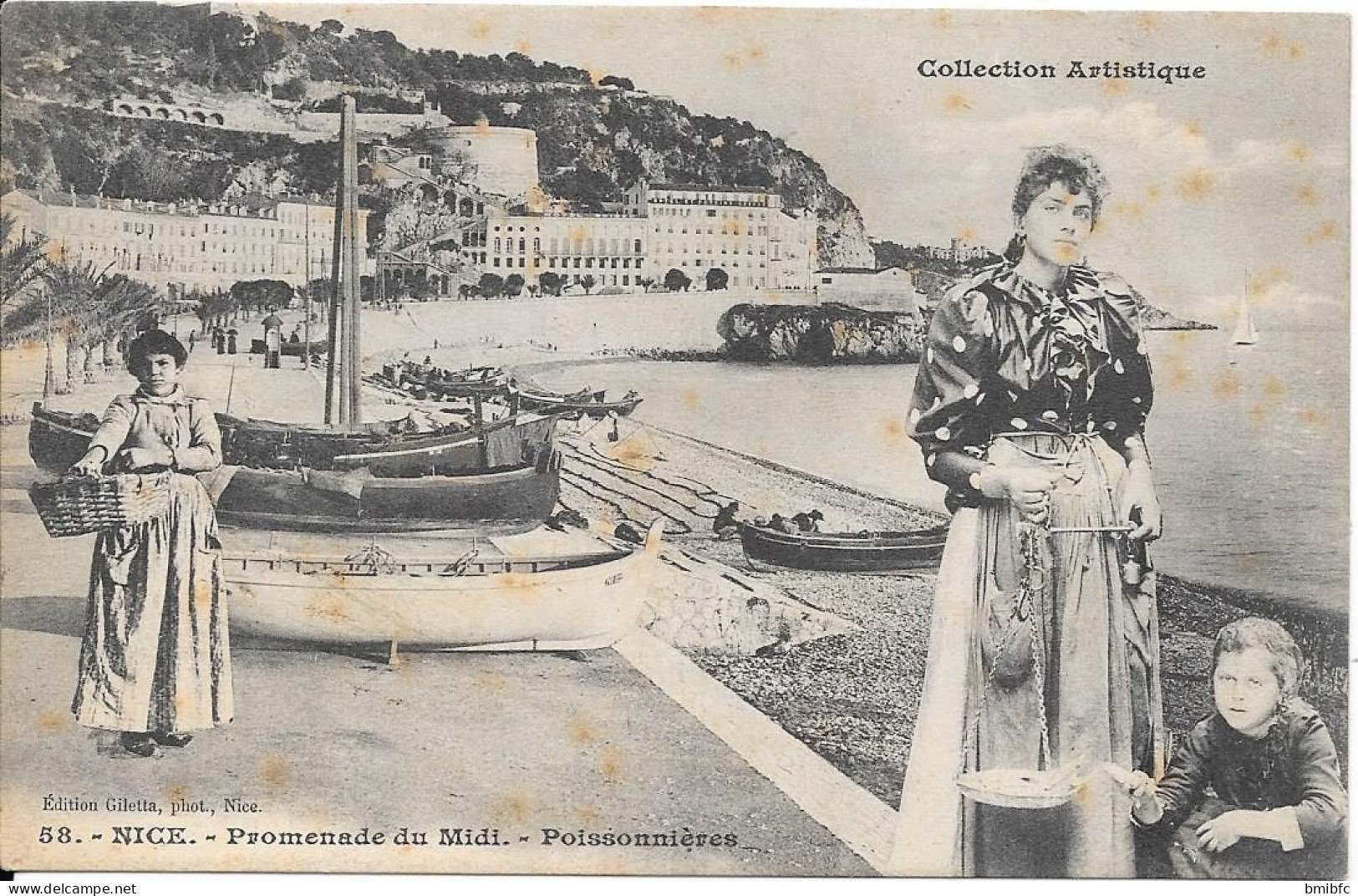 NICE - Promenade Du Midi - Poissonnières - Old Professions