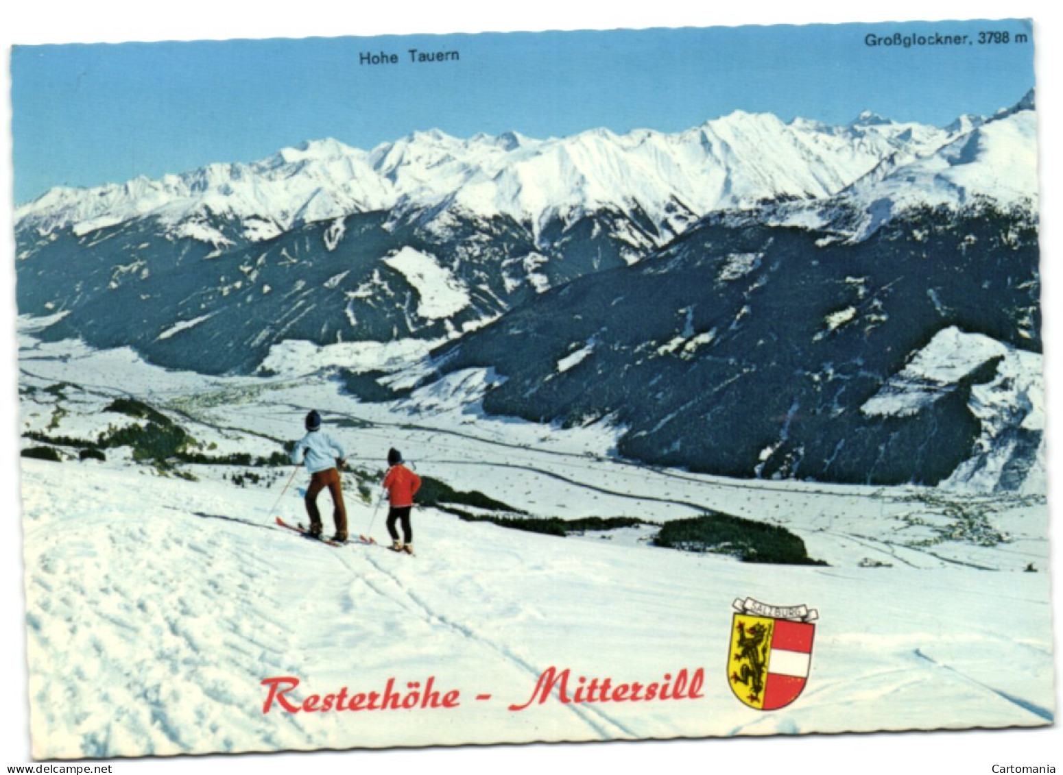 Skigebiet Resterhöhe - Pass Thurn Salzburg / Tirol - Blick Auf Mittersill Und Hollersbach - Mittersill