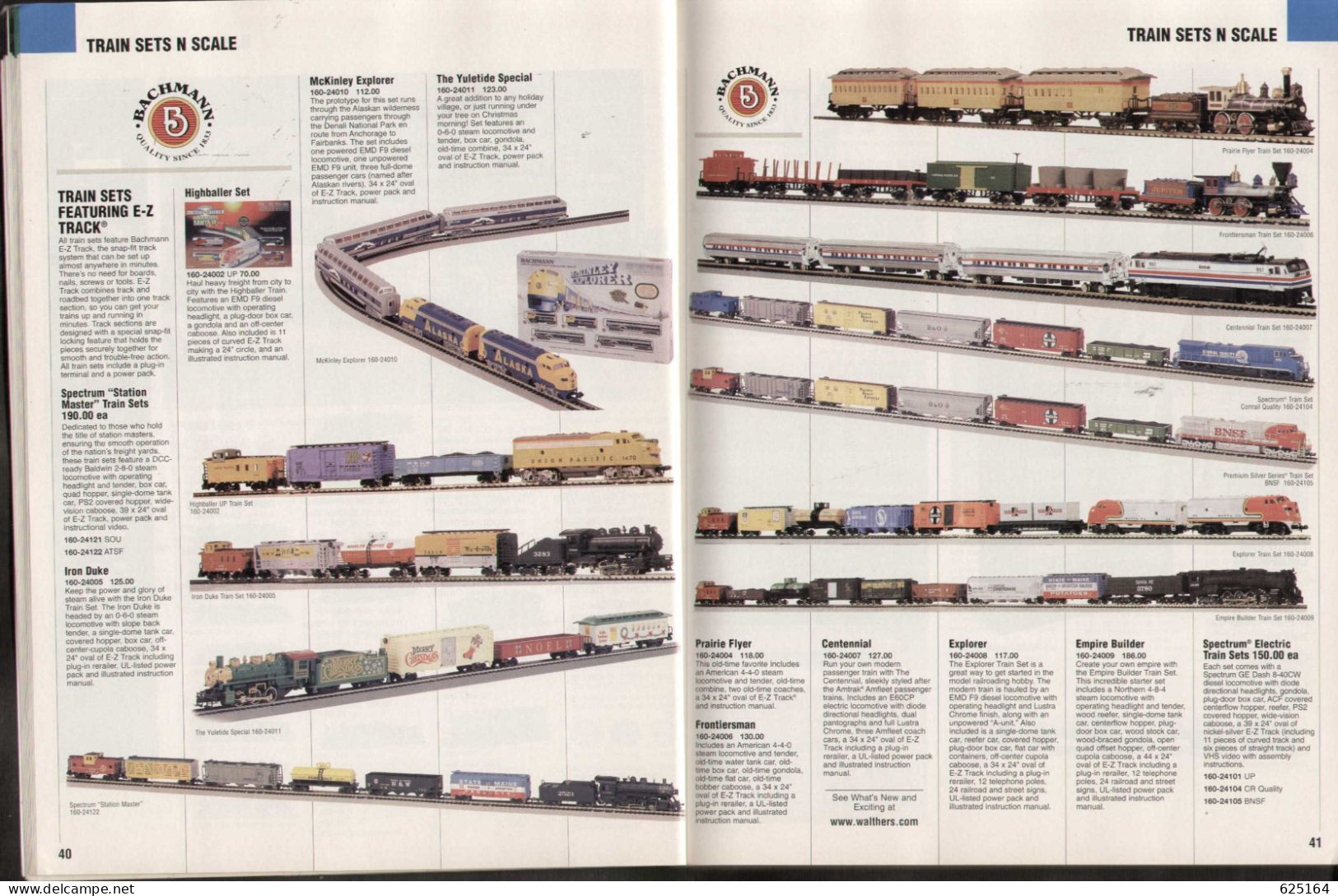 Catalogue WALTHERS 2005 N & Z Gauge MODEL RAILROAD REFERENCE BOOK - Anglais