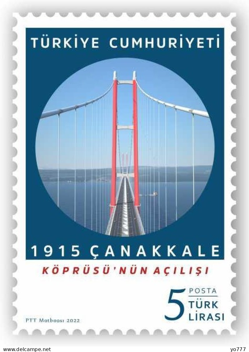 (4590) OPENING OF THE 1915 CANAKKALE BRIDGE MNH** - Neufs