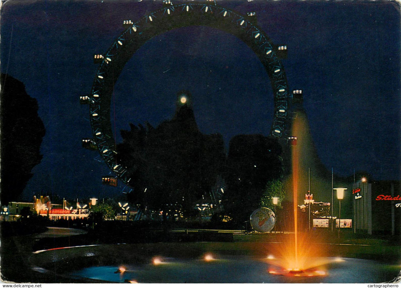 Austria > Vienna > Prater And The Giant Wheel By Night - Prater