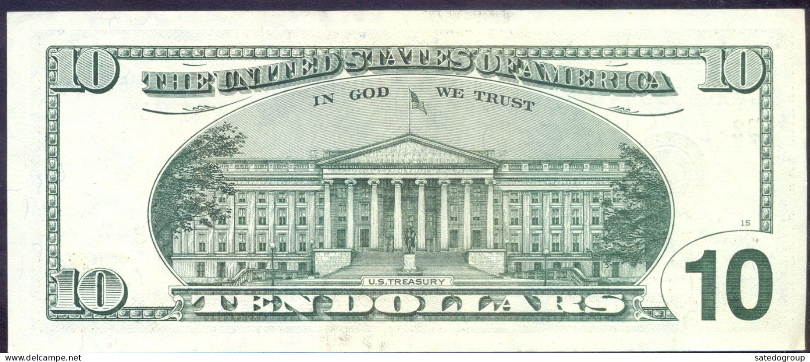 USA 10 Dollars 2001 B  - XF # P- 511 < B - New York NY > - Federal Reserve (1928-...)