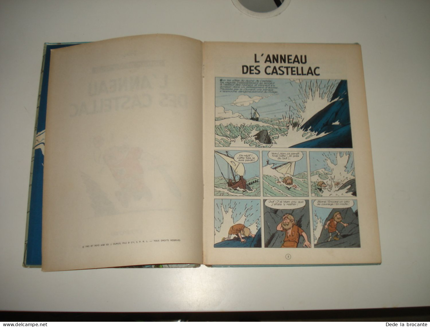 C47 / Johan et Pirlouit  N° 11 " L'anneau de Castellac " - Peyo - Re de 1965