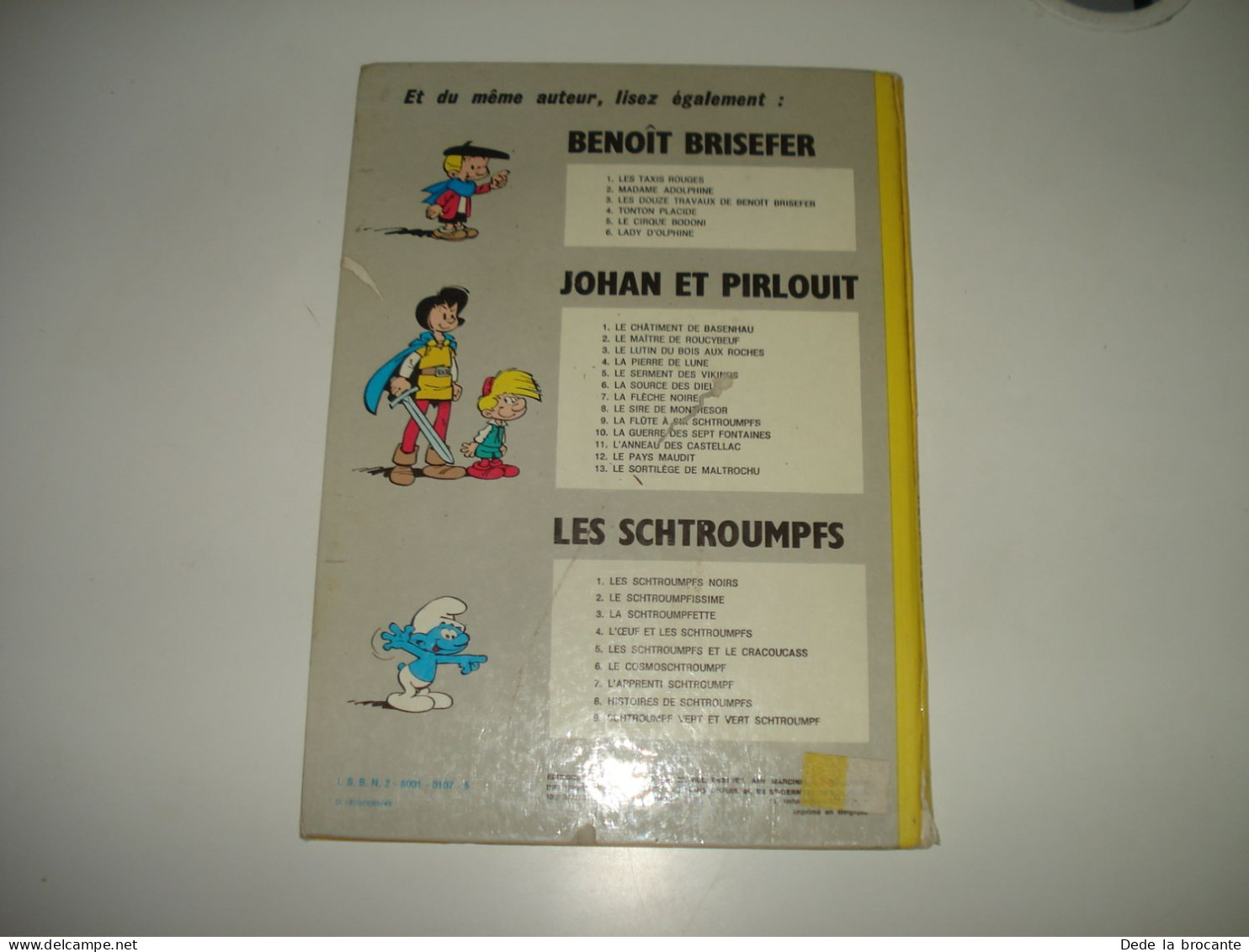 C47 (1) / Johan et Pirlouit 13 " Le sortilège de Maltrochu " - Peyo - Re de 1973