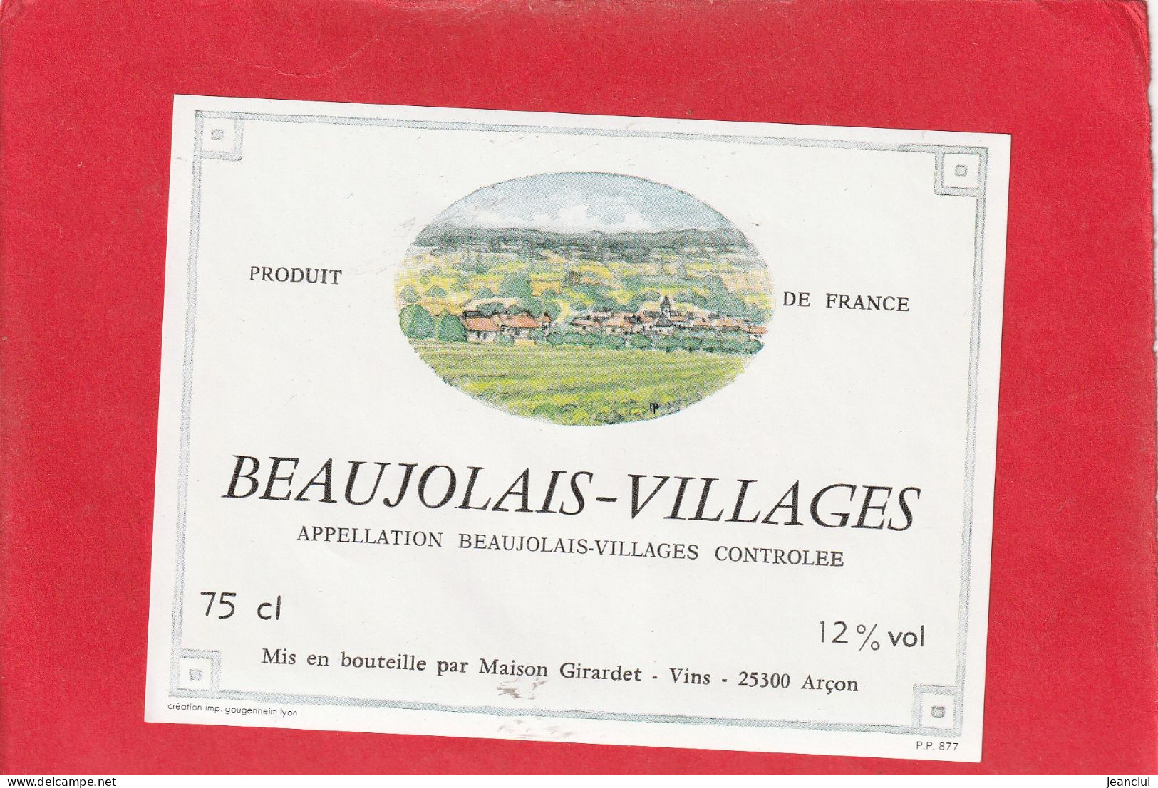 BEAUJOLAIS-VILLAGES - Beaujolais