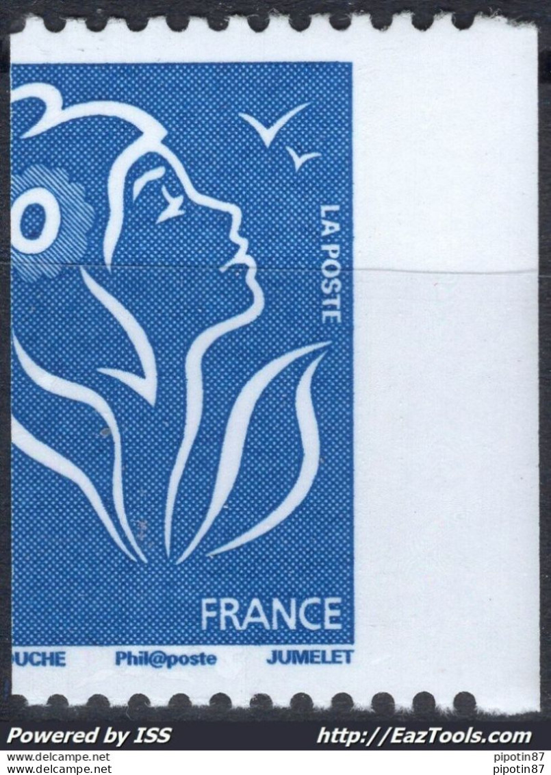 FRANCE MARIANNE DE LAMOUCHE N° 4159 NEUF ** SANS CHARNIERE VARIÉTÉ DE PIQUAGE - Ongebruikt