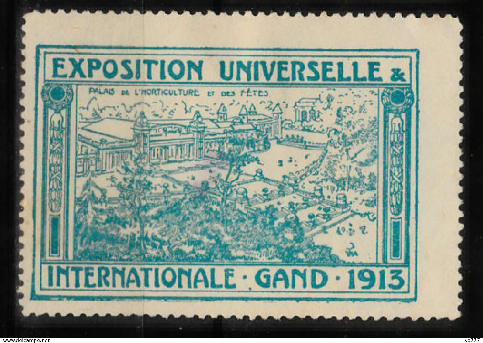 VV-213 1913 GAND Exposition Universelle Et Internationale Vignette No Gum - Other & Unclassified