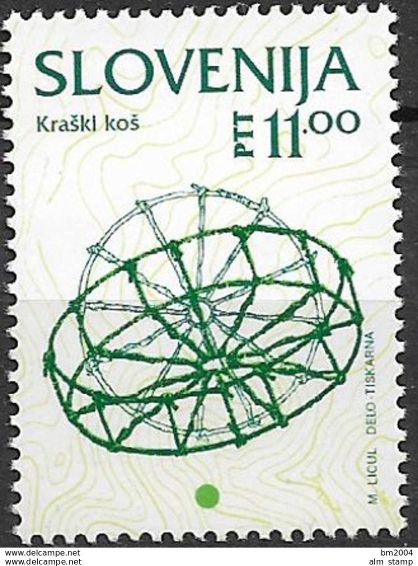 1994 Slowenien  Slovenija Mi.89-0 **MNH Kulturelles Erbe - Winter 1994: Lillehammer