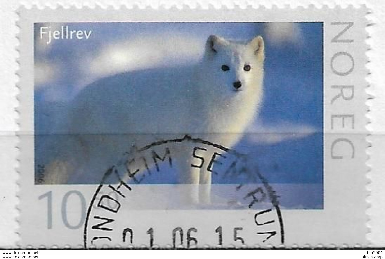 2006  Norwegen Mi. 1576 Used  Polarfuchs (Alopex Lagopus) - Gebraucht